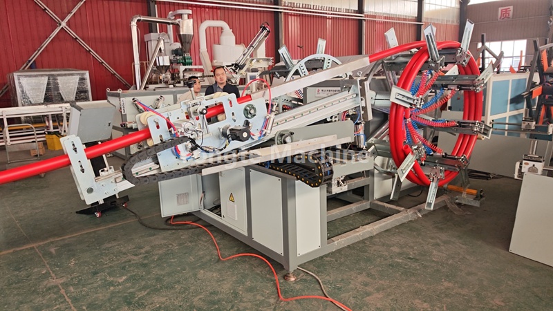 योंगटे 63 मिमी डबल स्टेशन एचडीपीई पाइप ऑटो विंडर ने सभी प्रदर्शन परीक्षण पास कर लिए हैं