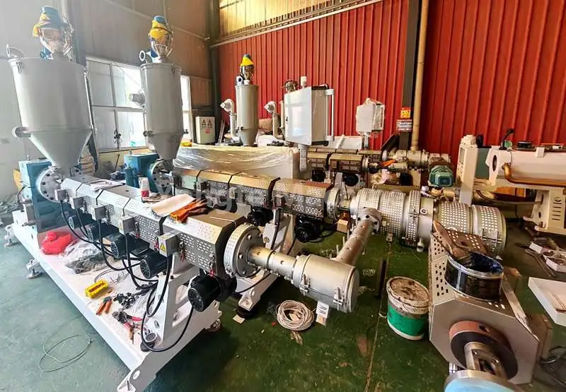 extrusion system of Yongte PPR pipe extrusion line