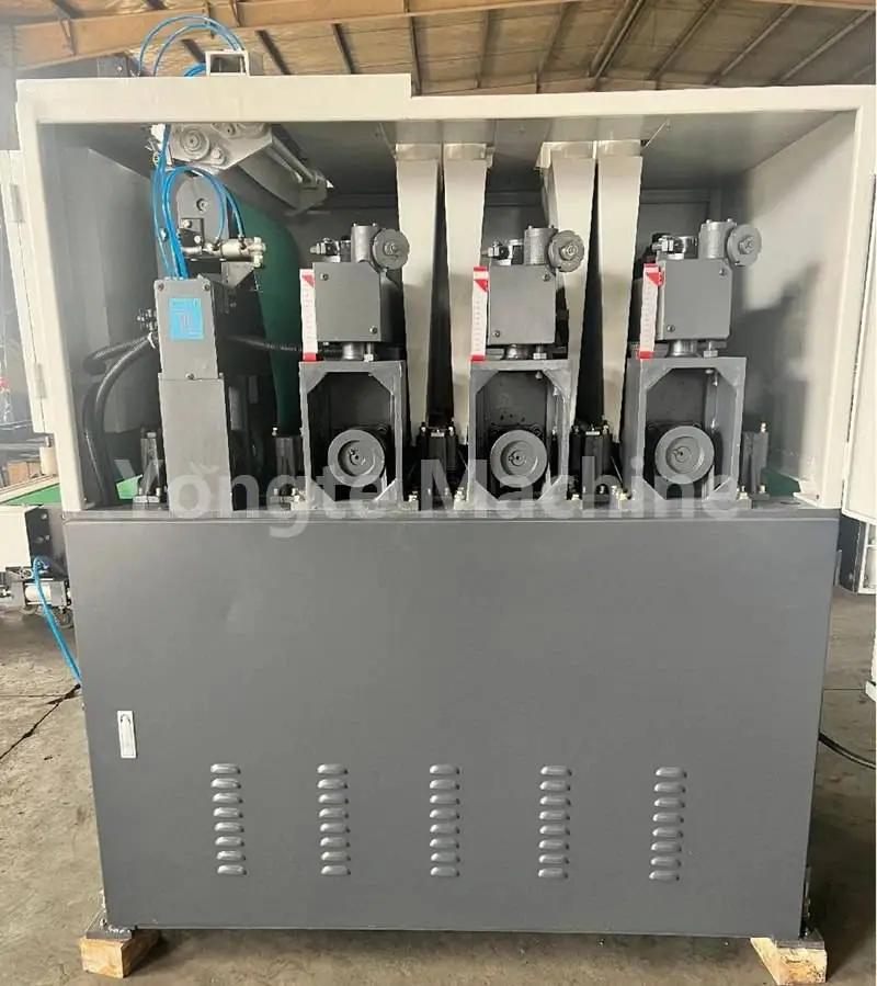 WPC decking sanding brushing machine