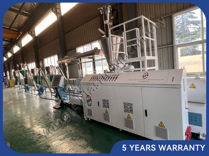 लकड़ी प्लास्टिक समग्र WPC कणिकाएँ बनाने वाली मशीन